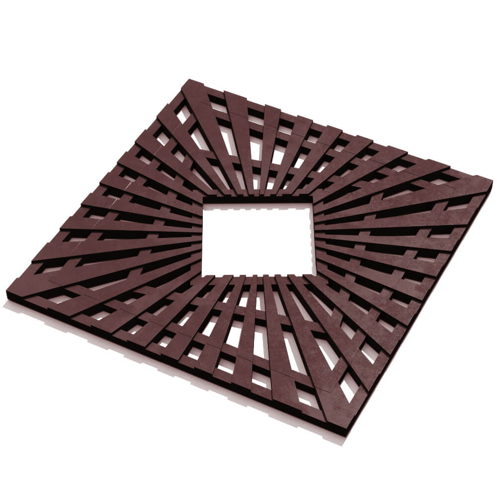 Приствольная решетка для дерева ZKING ATMOSPHERE 1.2х1.2м Коричневая в Джанкое фото