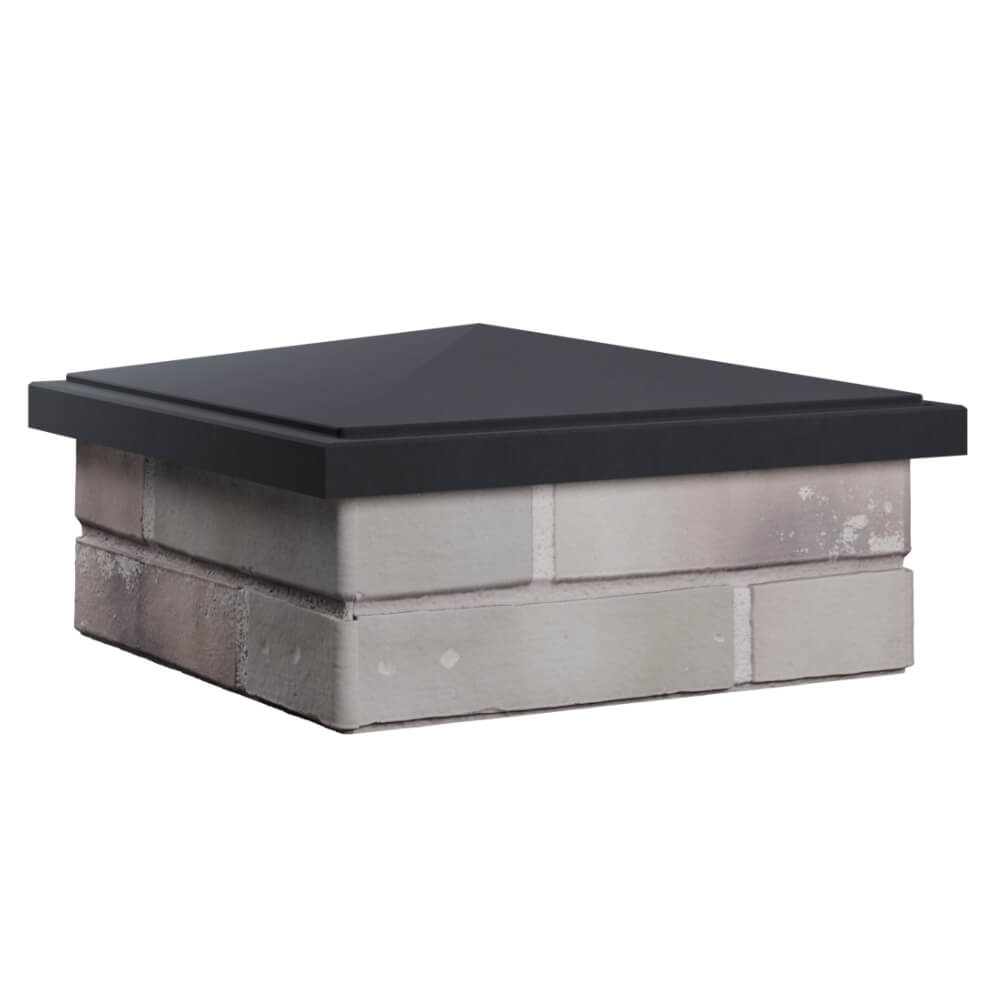 Колпак Zking БонаМоно Серый на столб 1.5х1.5 кирпича (385х385, 400х400мм) в Джанкое фото