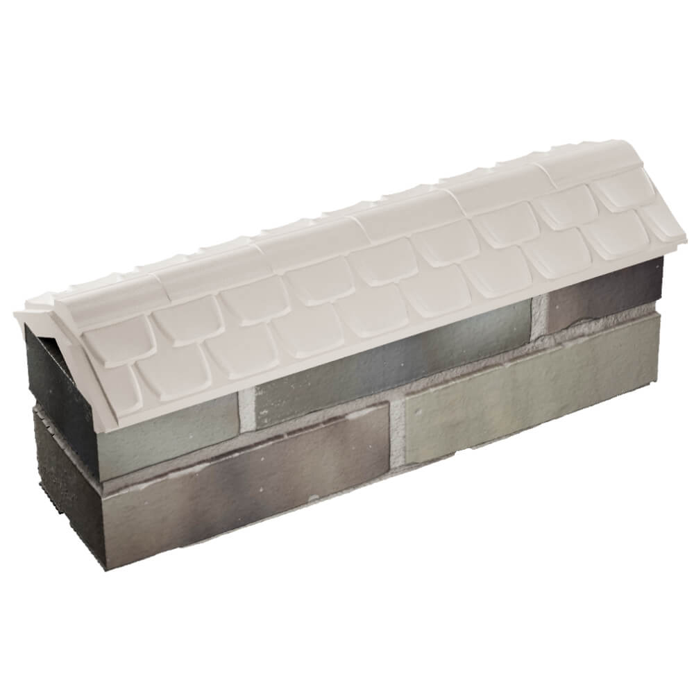 Парапет Zking Эльбрус Бежевый с посадкой на 0.5 кирпича (130мм) в Джанкое фото