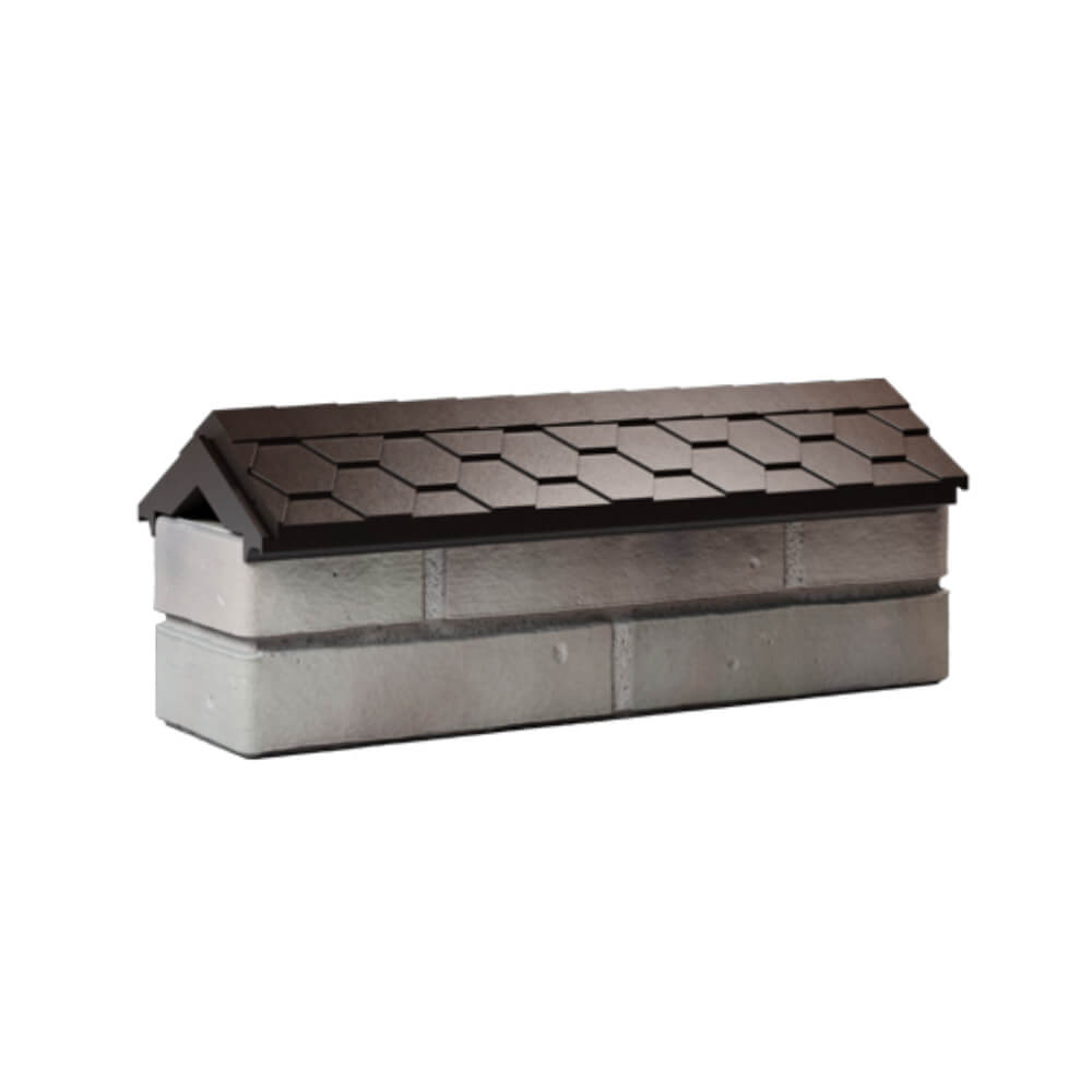 Парапет Zking Эверест Коричневый с посадкой на 0.5 кирпича (130мм) Джанкой фото