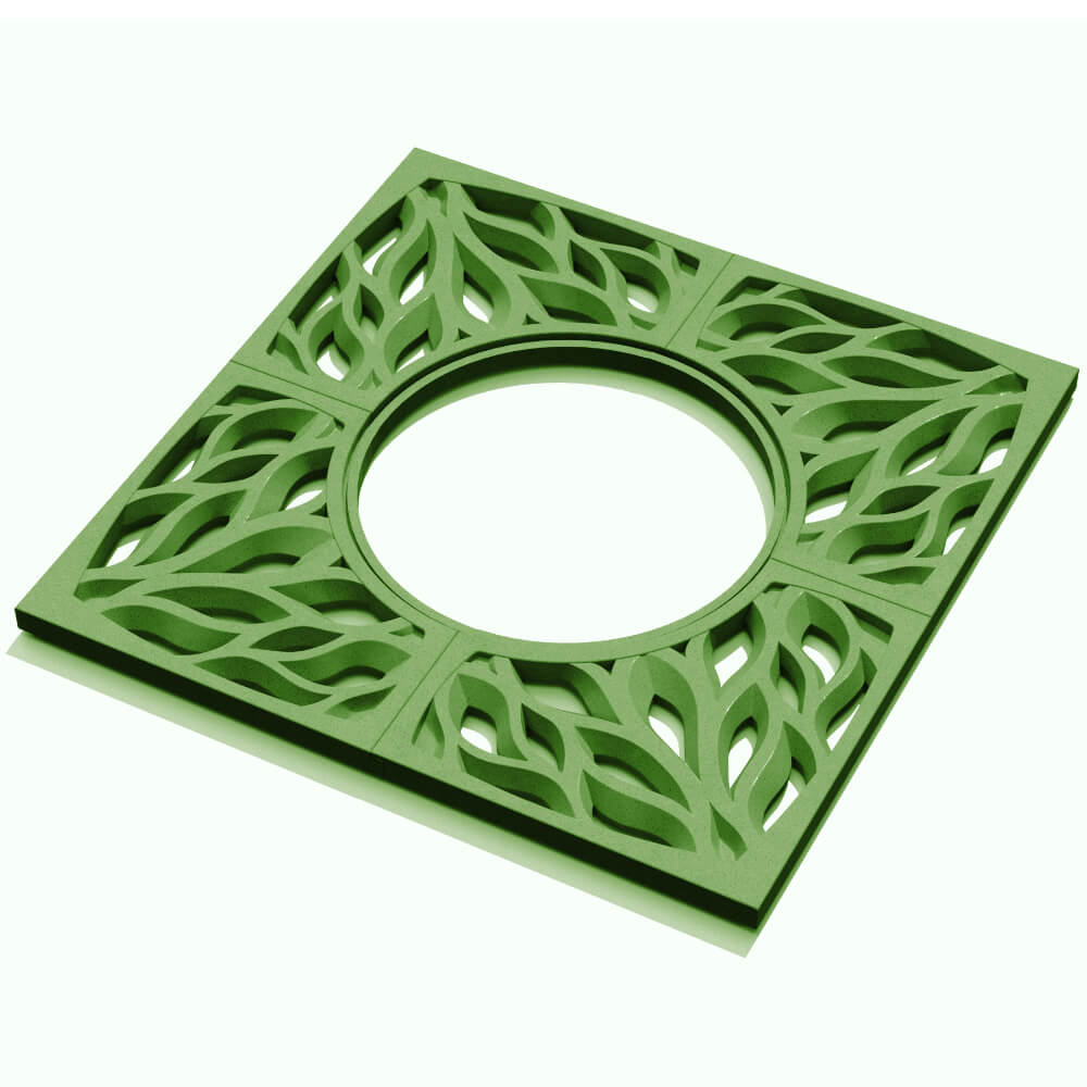 Приствольная решетка для дерева ZKING CRUST 1.2х1.2м Зеленая в Джанкое фото