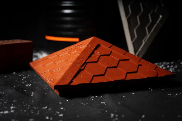 Колпак Zking Эверест Красный на столб 1.5х1.5 кирпича (390х390мм) в Джанкое фото