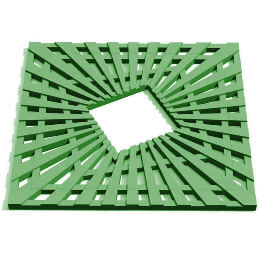 Приствольная решетка для дерева ZKING ATMOSPHERE 1.2х1.2м Зеленая Джанкой фото