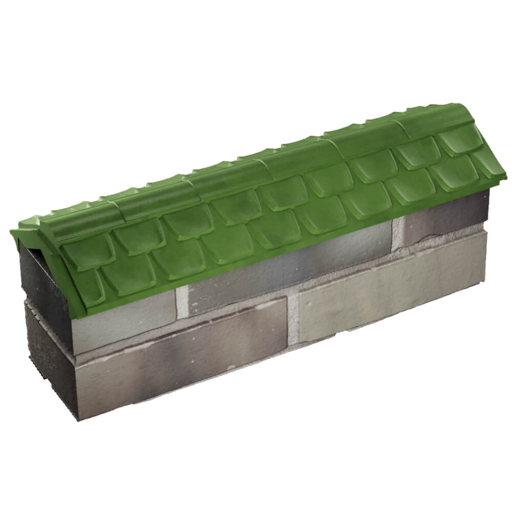 Парапет Zking Эльбрус Зеленый с посадкой на 0.5 кирпича (130мм) в Джанкое фото